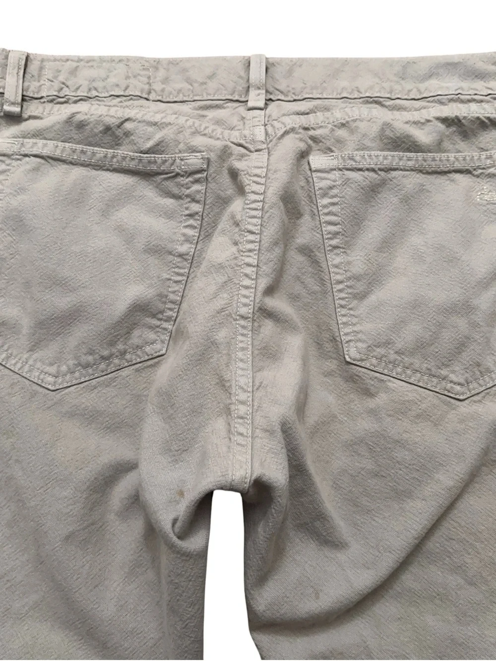 Rag & Bone Jeans Mens Size 32 RB 15X Slim Straight Button Fly Handmade Gray